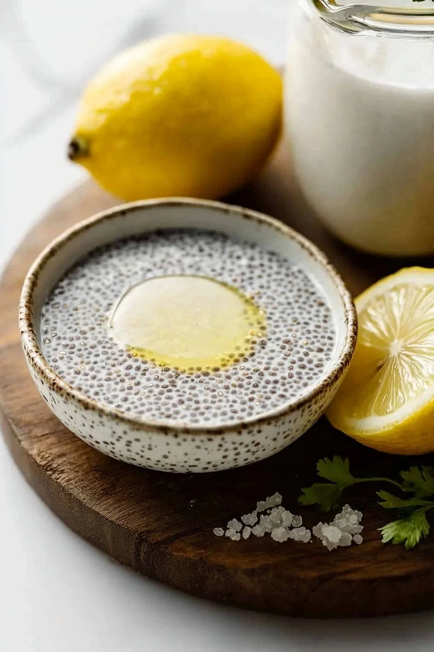 Cremiger Zitronen-Chia-Pudding