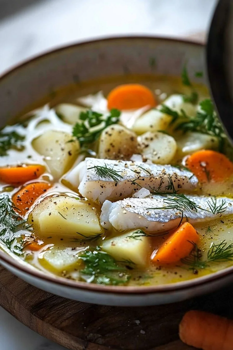 Einfache Fischsuppe