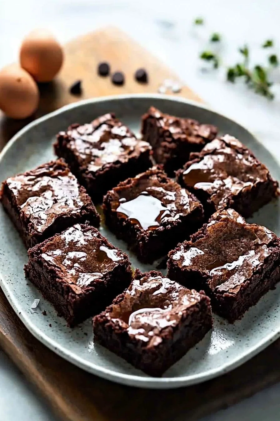 Einfache Mehlfreie Griechische Joghurt Brownies
