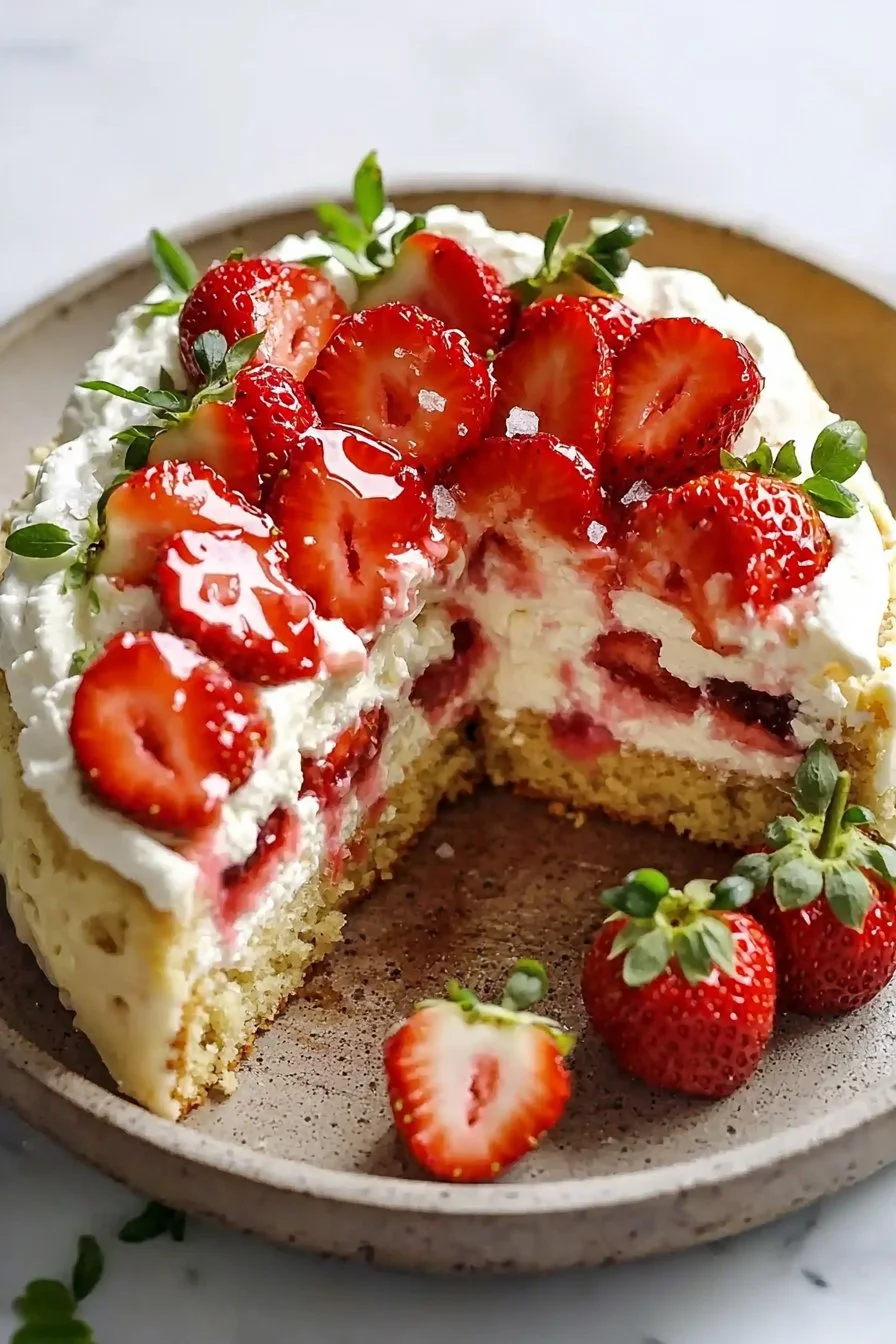 Erdbeer Mascarpone Torte
