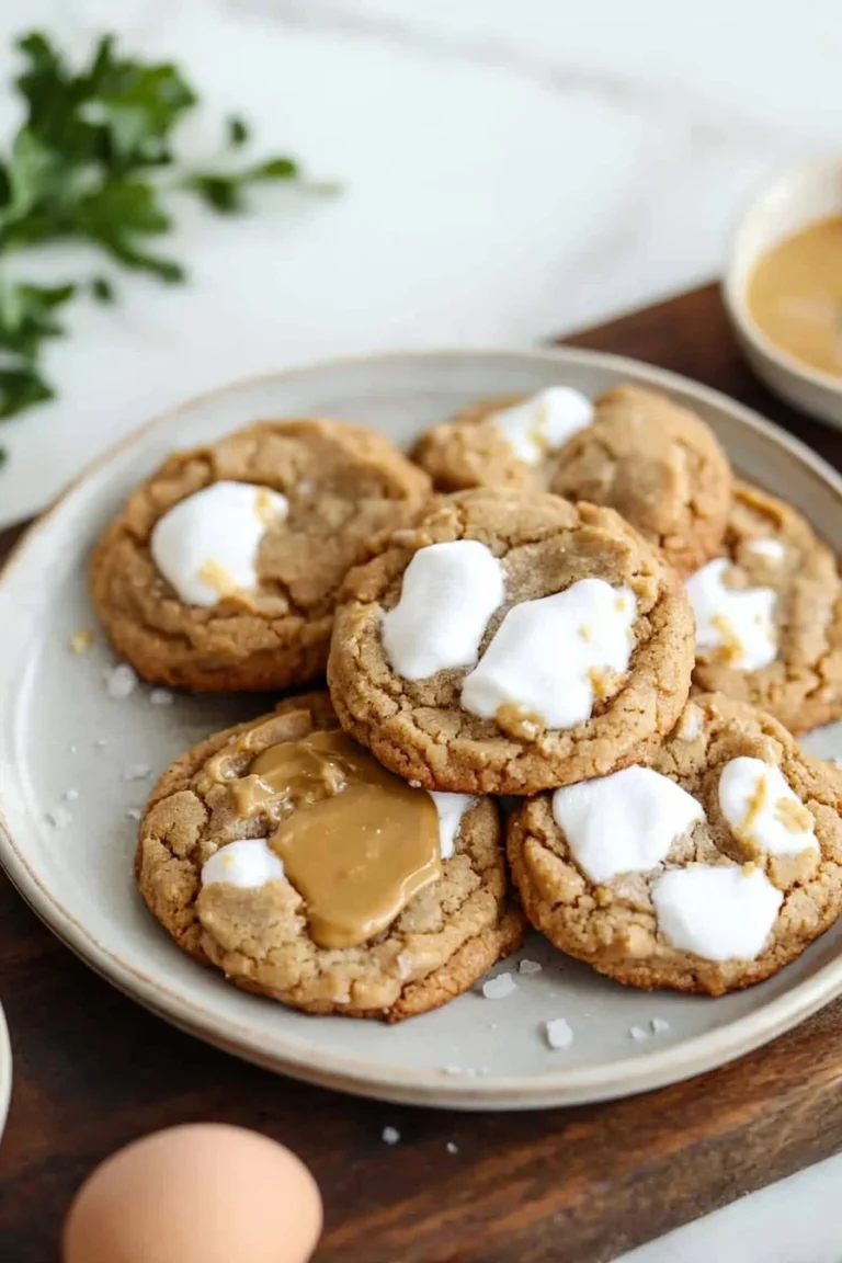 Leckere Fluffernutter-Kekse mit Erdnussbutter und Marshmallow-Füllung