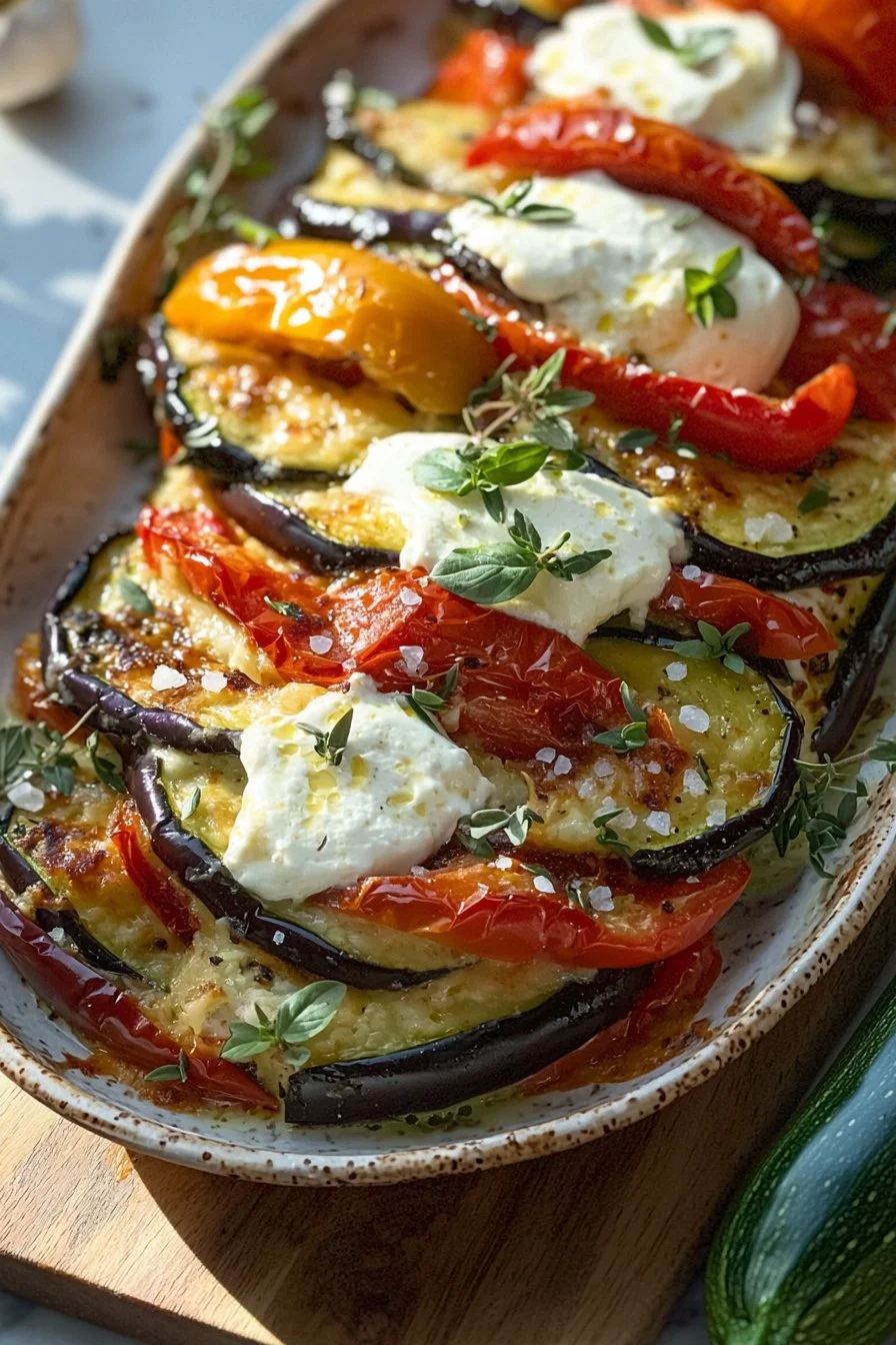 Französisches Sommergemüse-Gratin