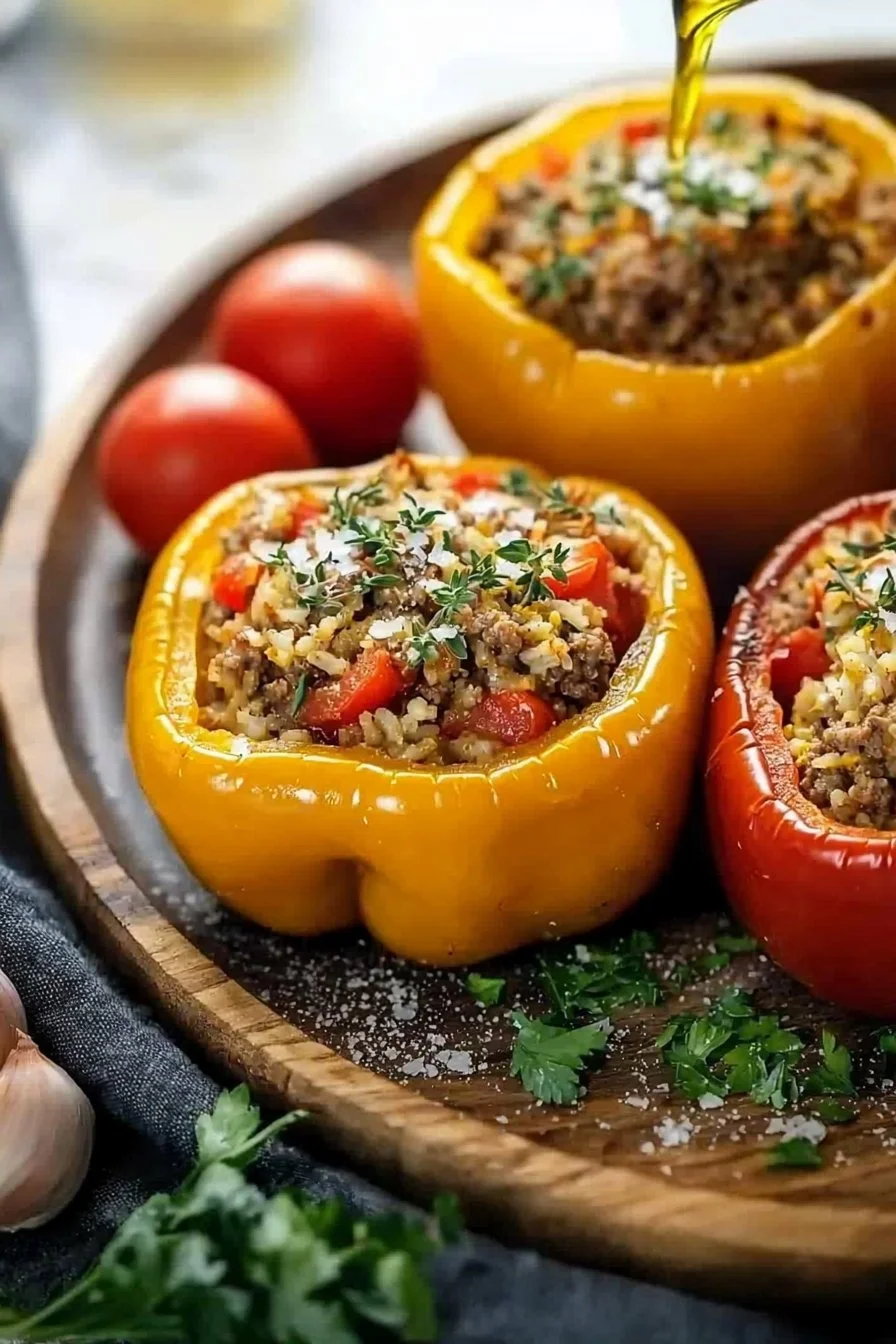 Gefüllte Paprika aus dem Airfryer