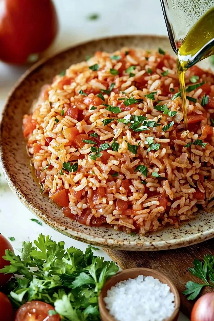 Griechischer Tomatenreis