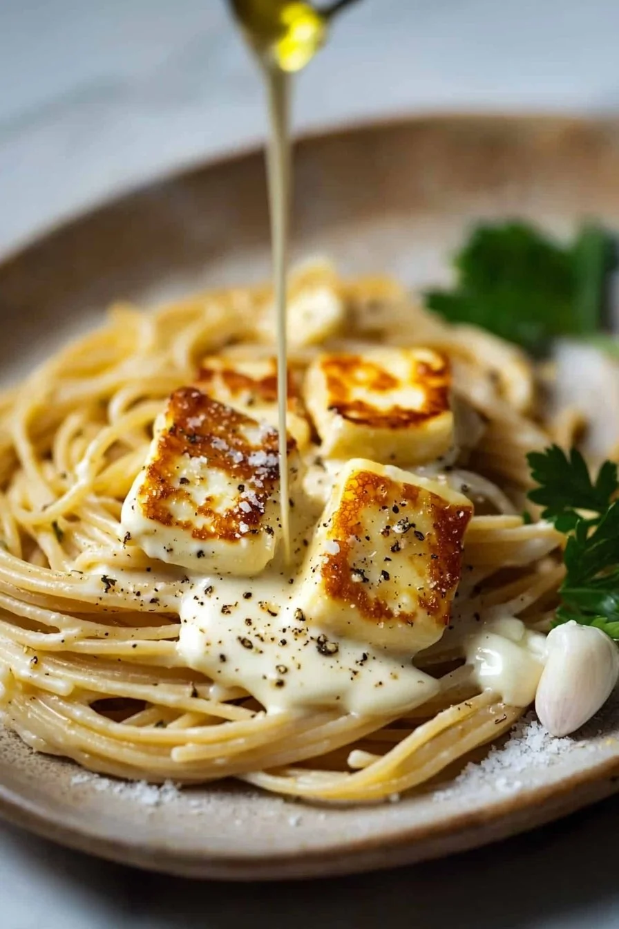 Halloumi Sahne-Pasta