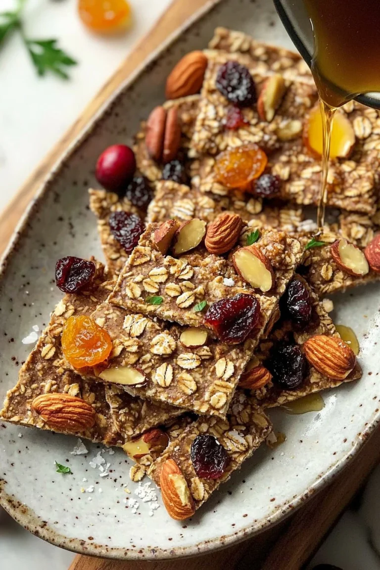 Hausgemachte elegante Obst- und Nusscracker für gesunde Snacks