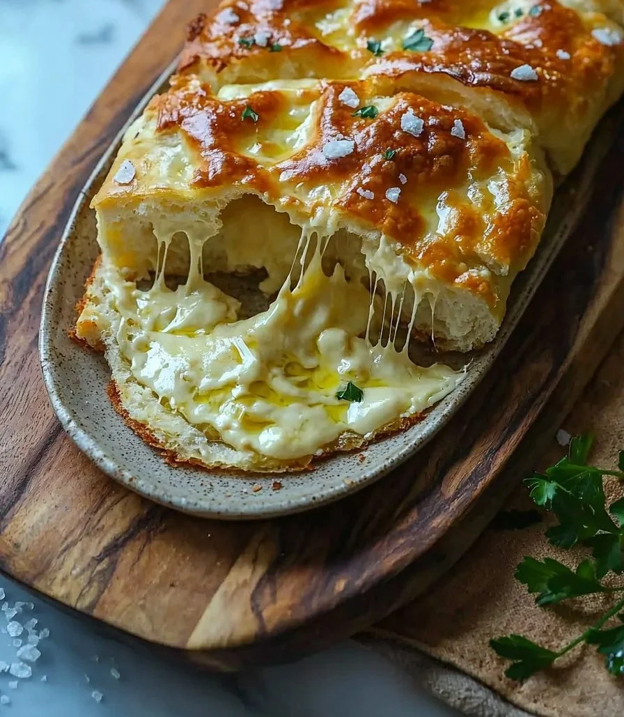 Käsebrot mit verschiedenen Käsesorten und frischem Brot.