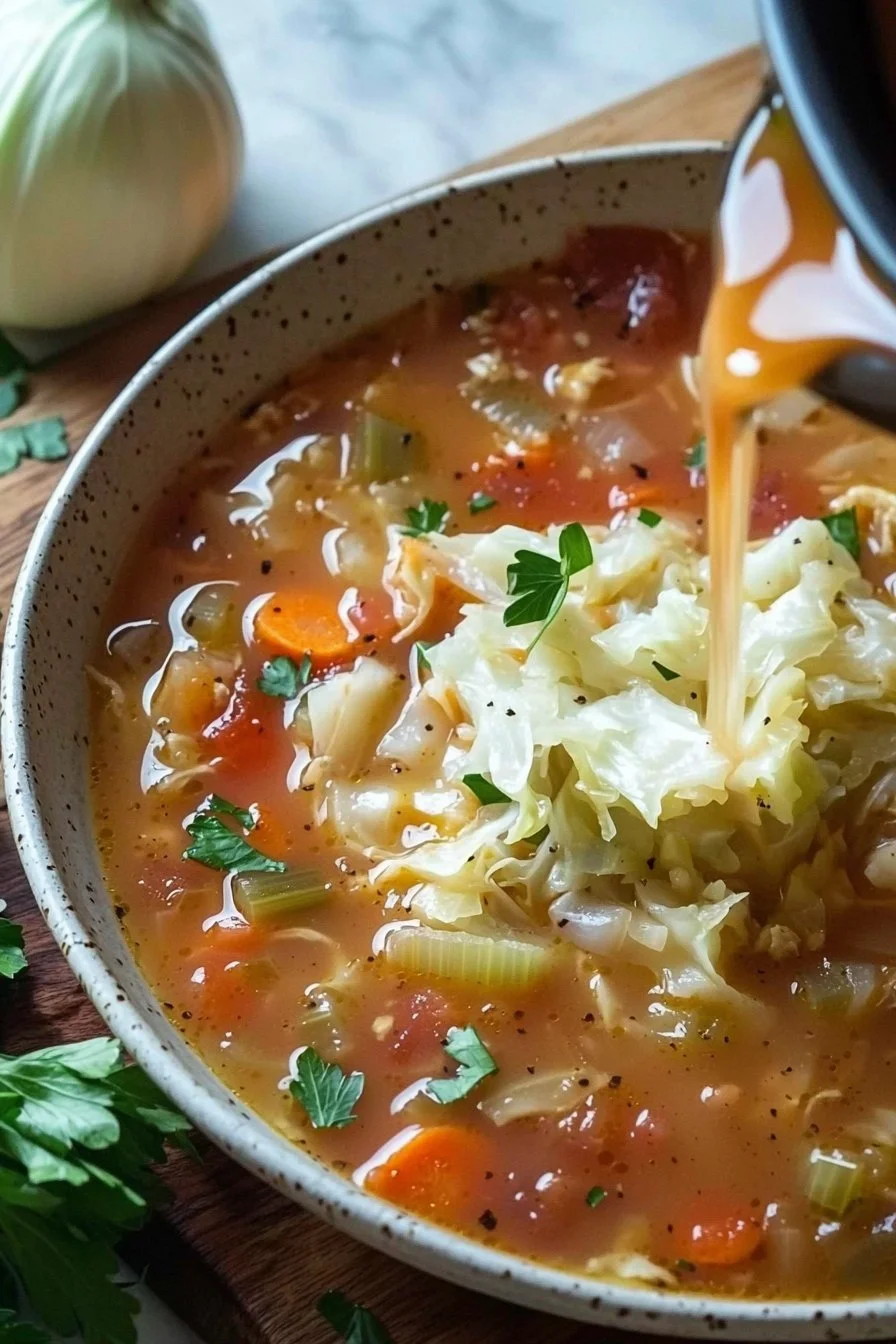 Leckere Kohlsuppe mit Protein, ideal für eine gesunde Ernährung