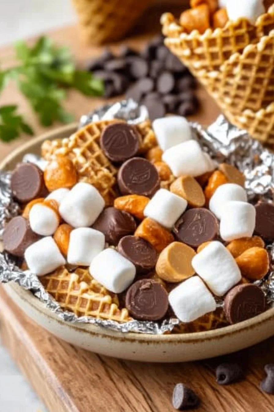 Reese's Lagerfeuer-Waffeln