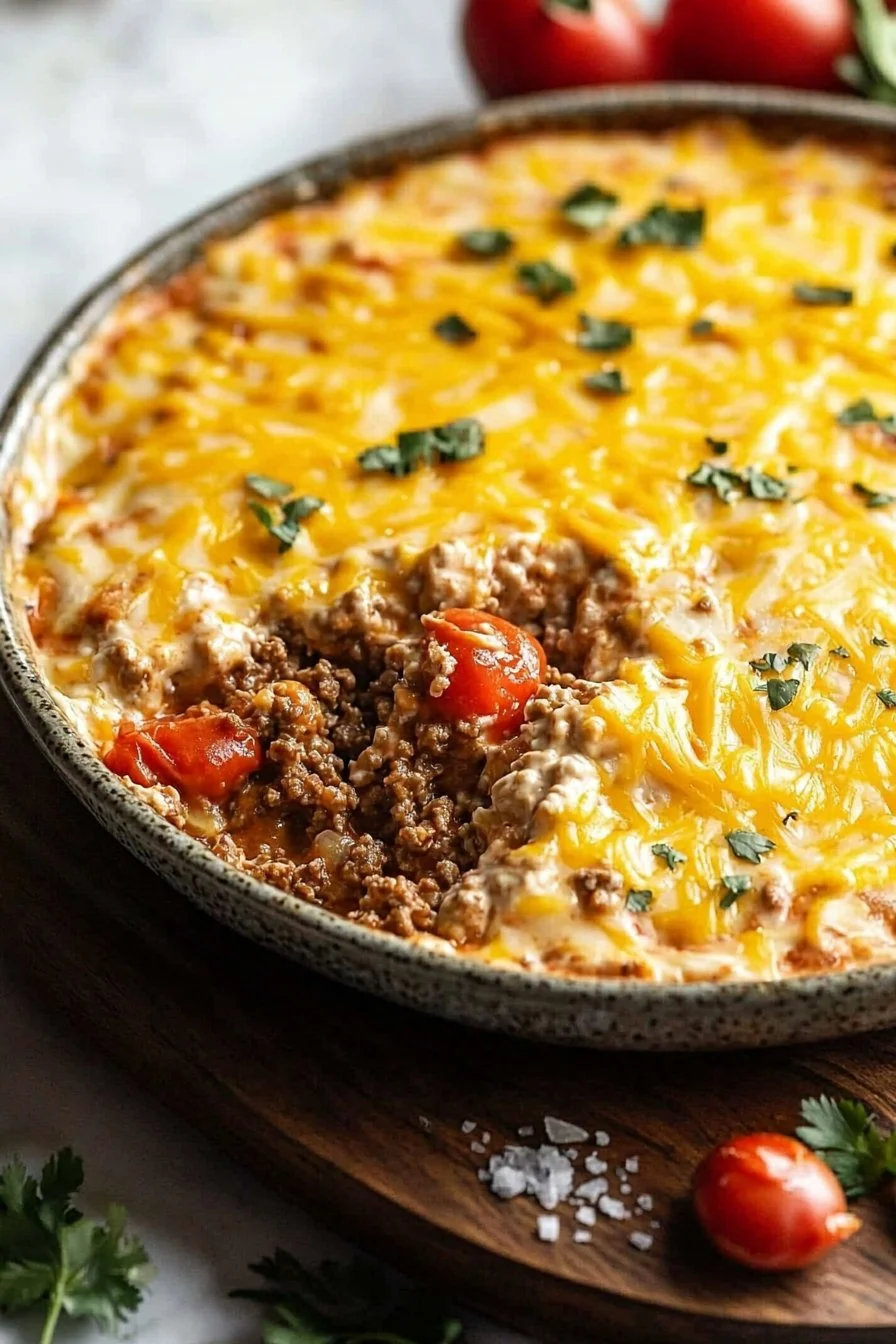 Ultimatives Crockpot Rotel-Dip mit Hackfleisch