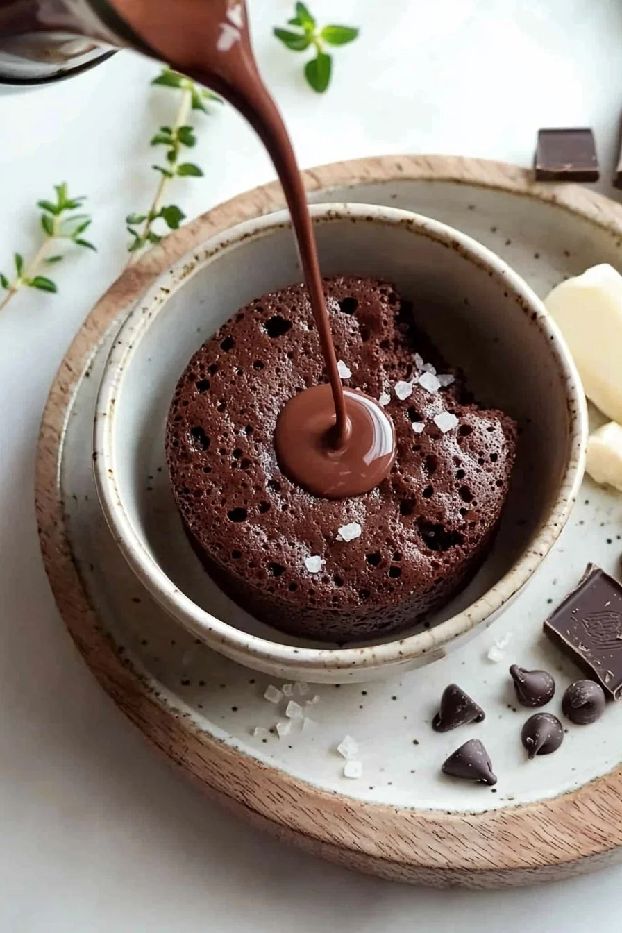 1-Minuten-Becher-Schokoladenkuchen