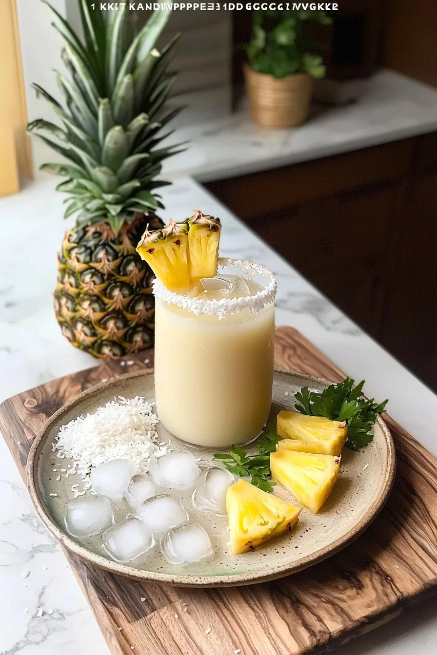 Ananaskokos-Mocktail