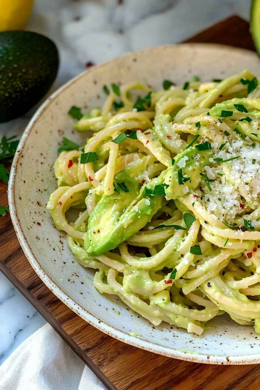 Cremige Avocado-Pasta