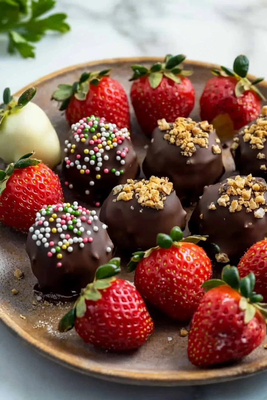 Dubai Schokoladen-Erdbeeren