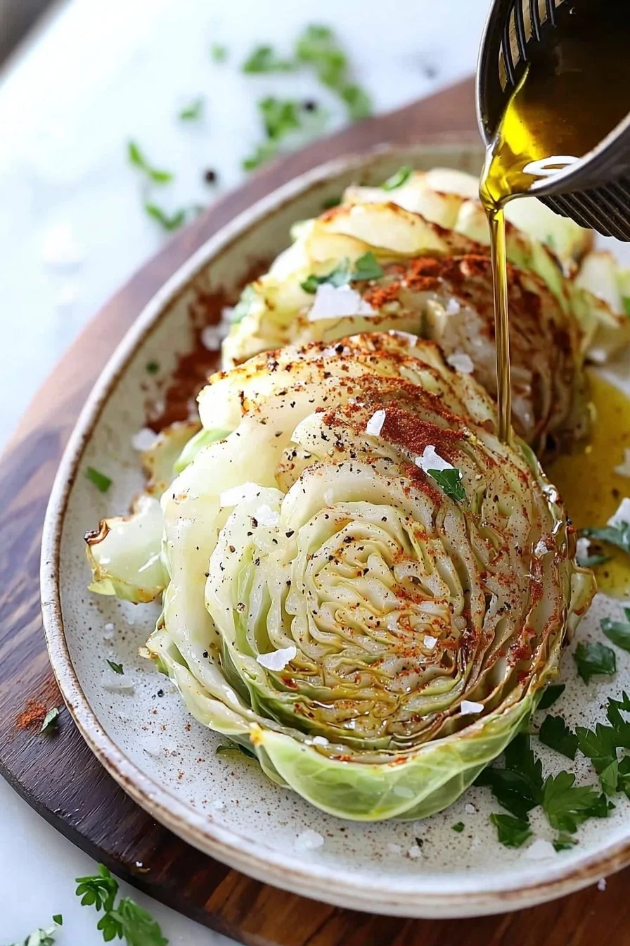 Einfache italienische Art Luftfritteuse Kohl