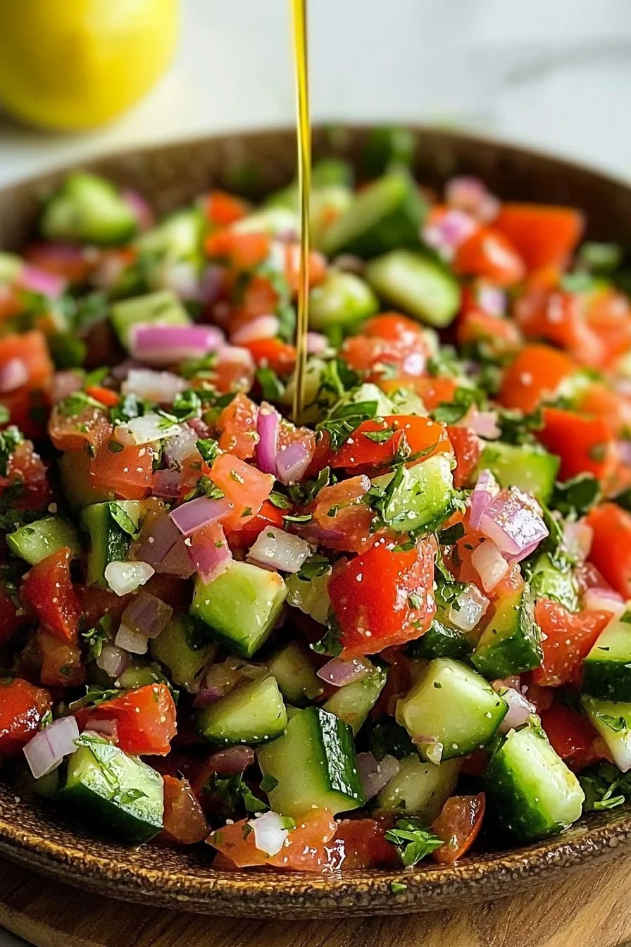 Einfache Shirazi-Salat