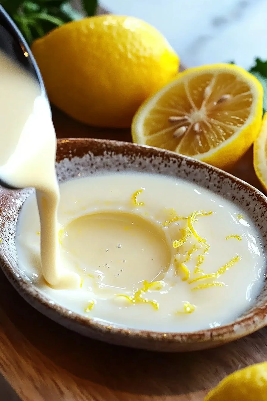 Einfache Zitronenposset