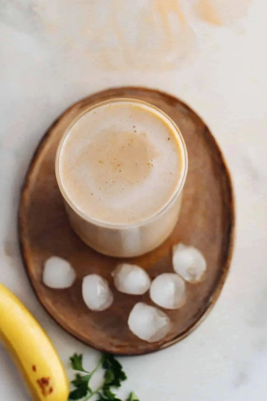 Erdnussbutter-Bananen-Smoothie