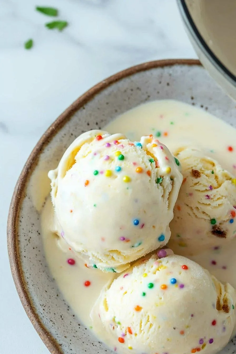 Leckere Feierlichkeitstorte-Eiscreme für festliche Anlässe