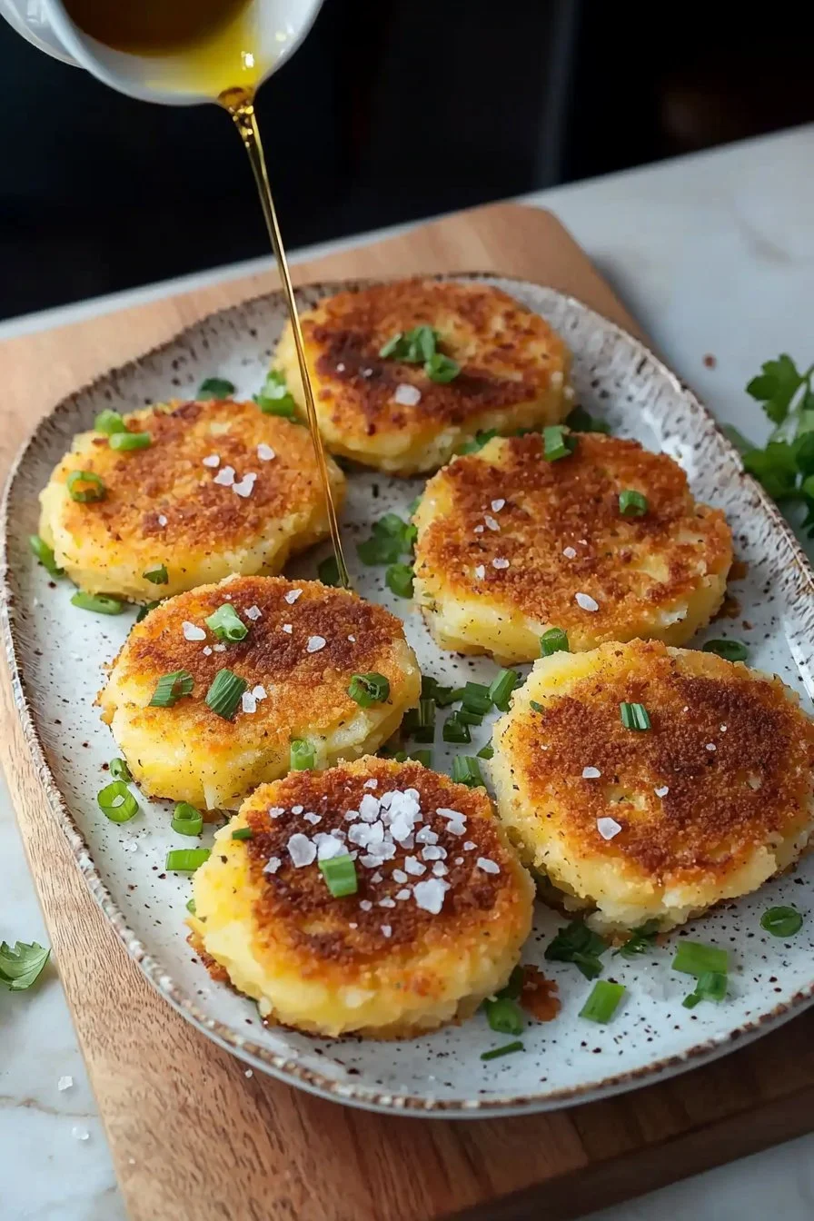 Gefüllte Kartoffelpuffer