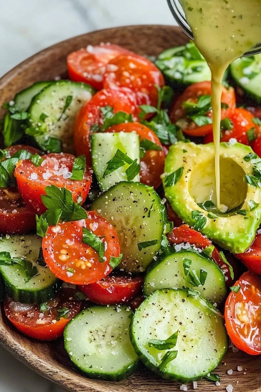 Gurkentomaten-Avocadosalat