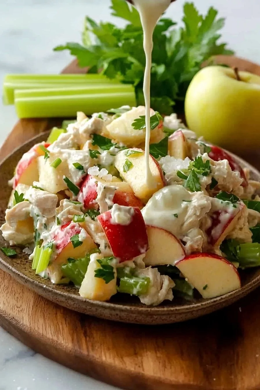 Hähnchensalat mit Äpfeln