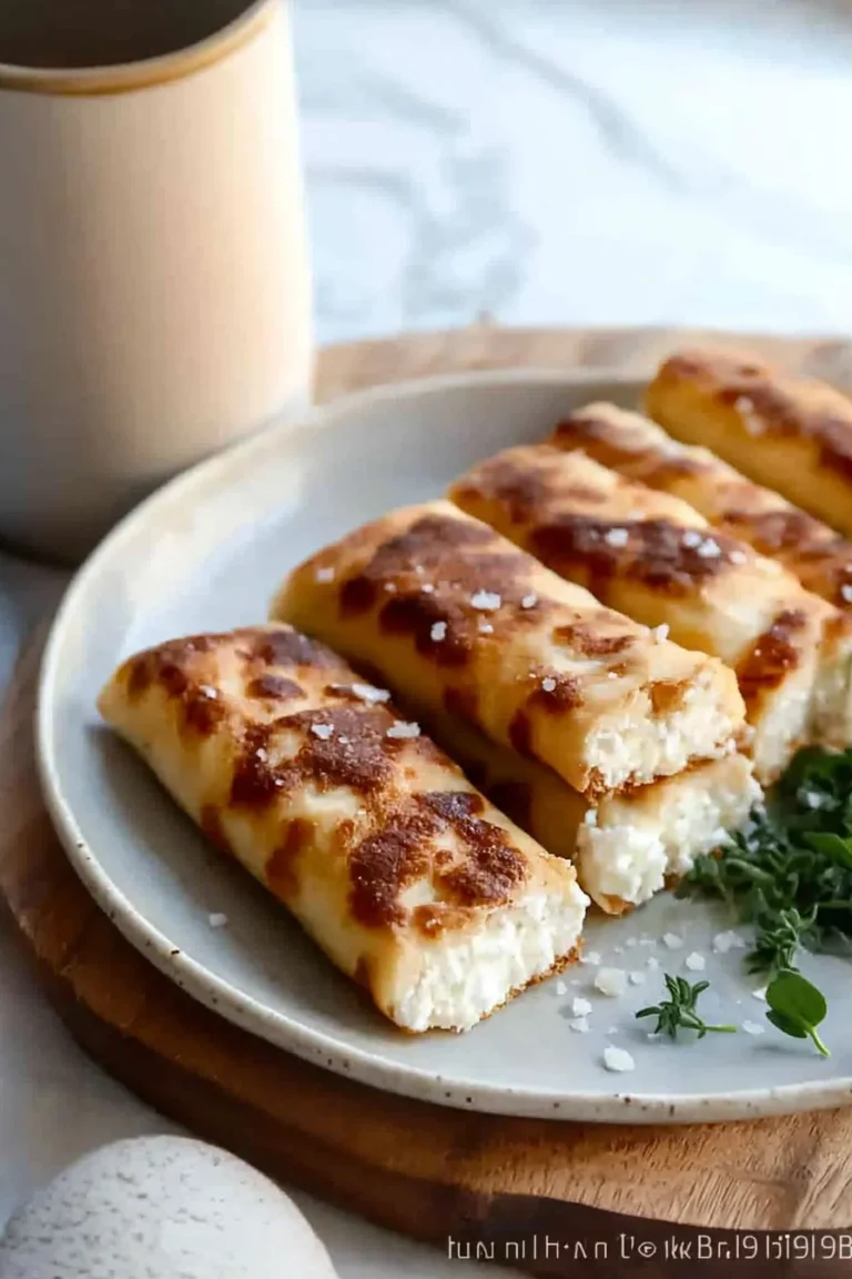 Hüttenkäse Brotstangen mit hohem Protein und niedrigem Kohlenhydratgehalt