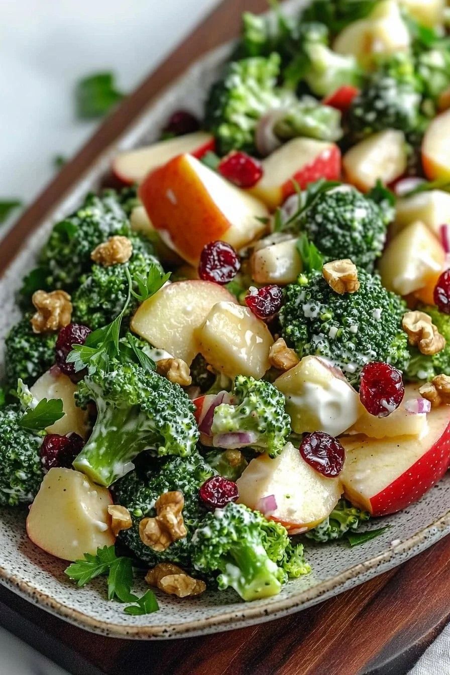 Honigcrisp-Äpfel-Brokkoli-Salat
