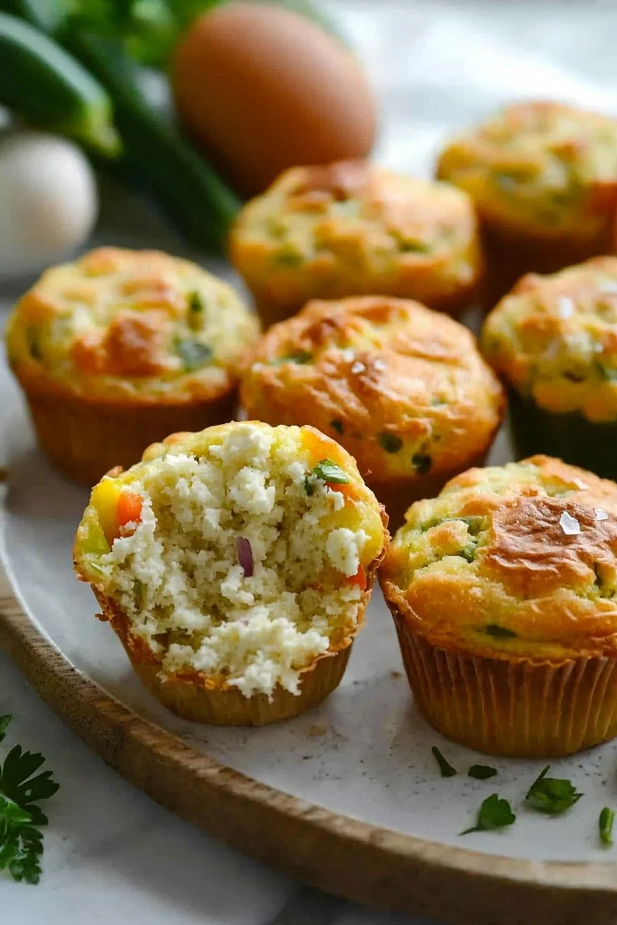 Hüttenkäse Frühstücksmuffins