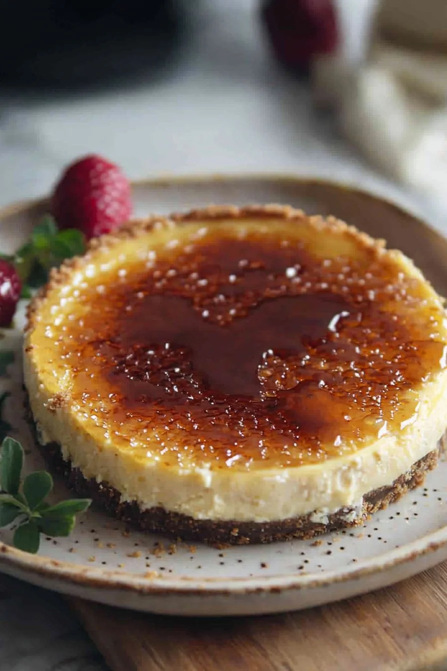 Keto Crème Brûlée Käsekuchen