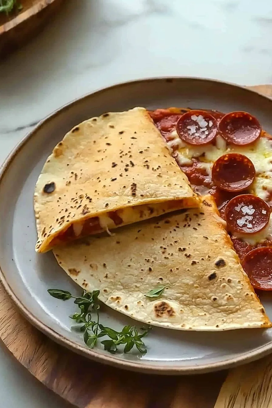 Keto-Tortilla-Pizza-Taschen!