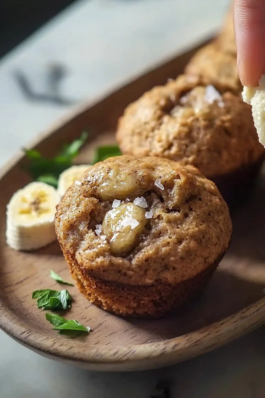 Kleine Portion Bananenmuffins