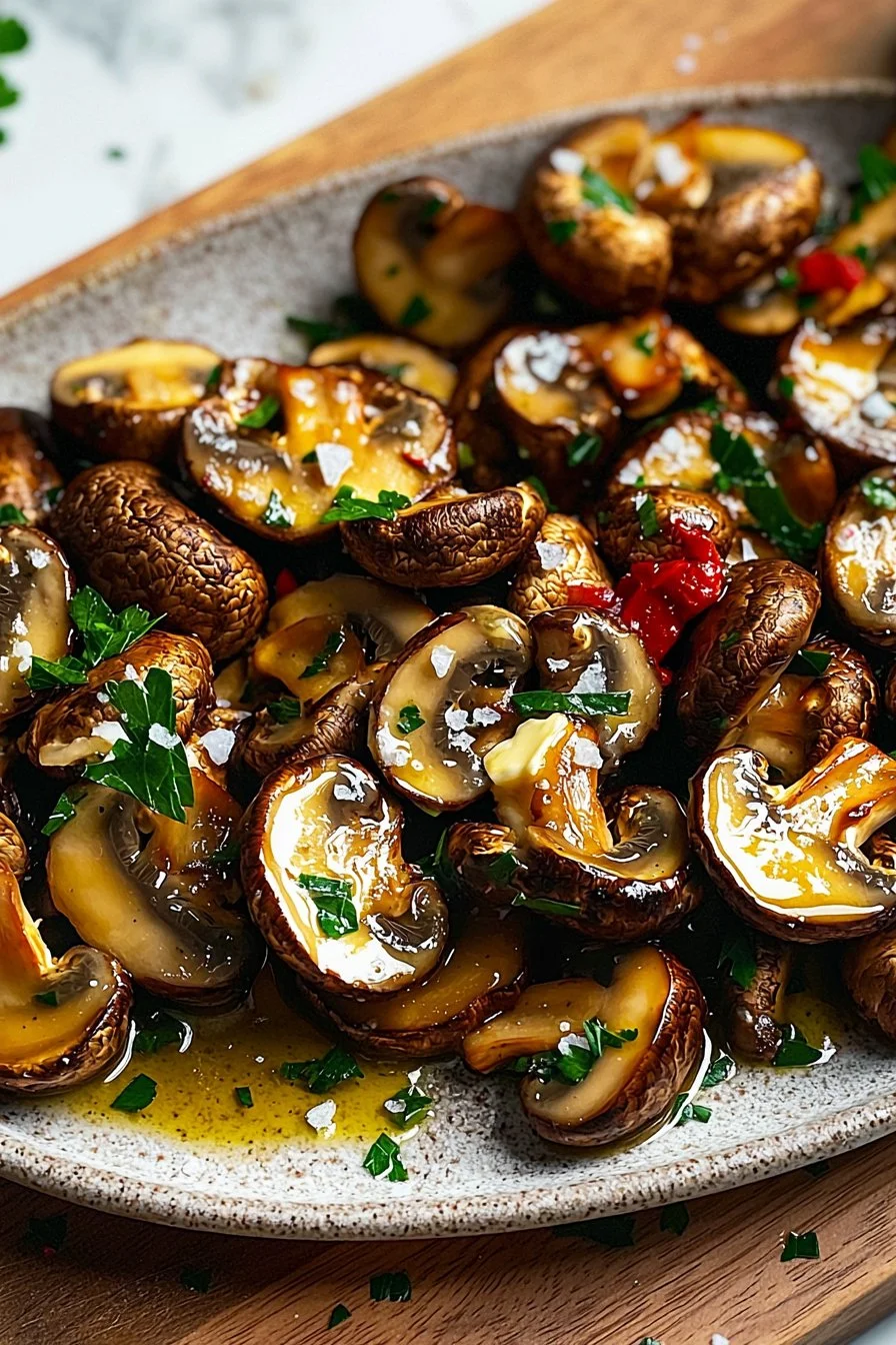 Leckeres Knoblauchpilze Rezept mit frischen Zutaten