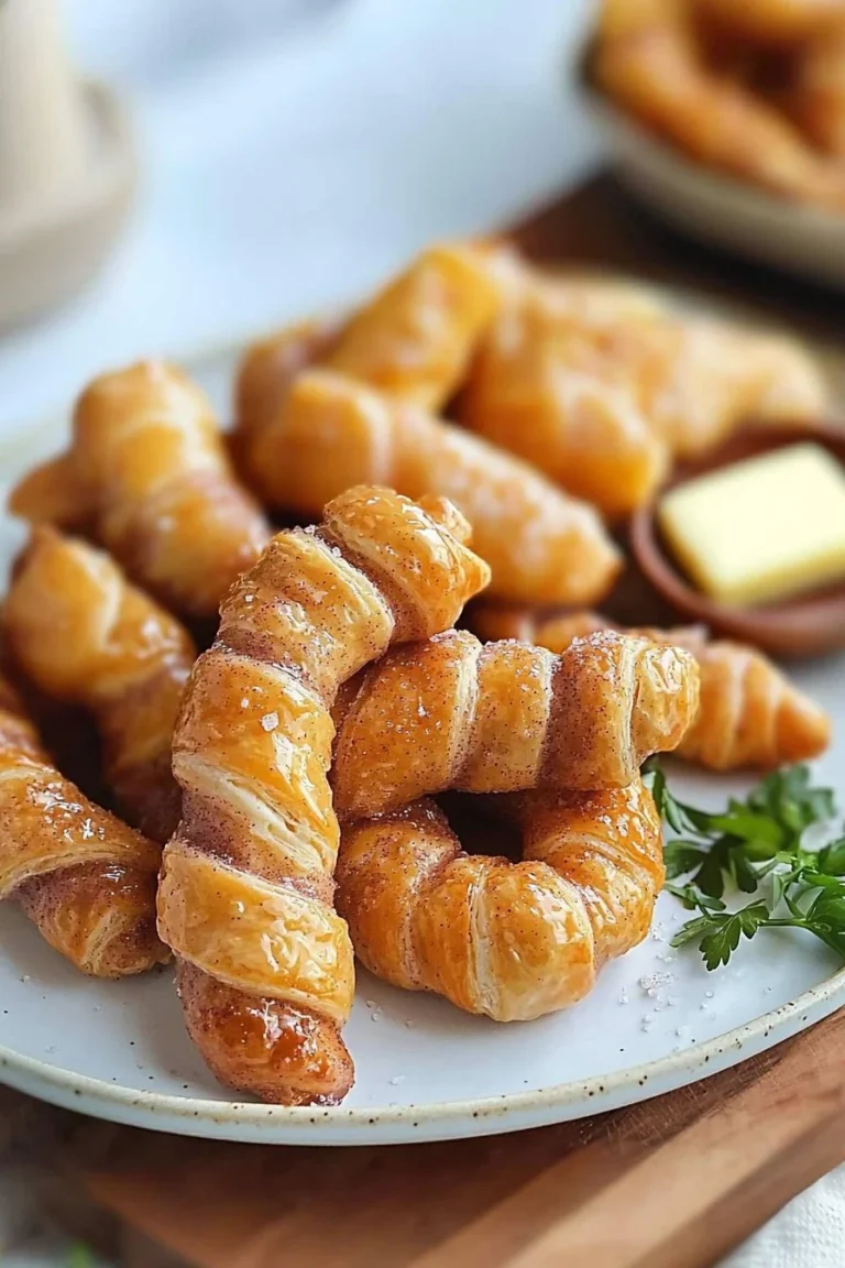 Luftfritteuse Zimt Zucker Drehungen für einen leckeren Snack