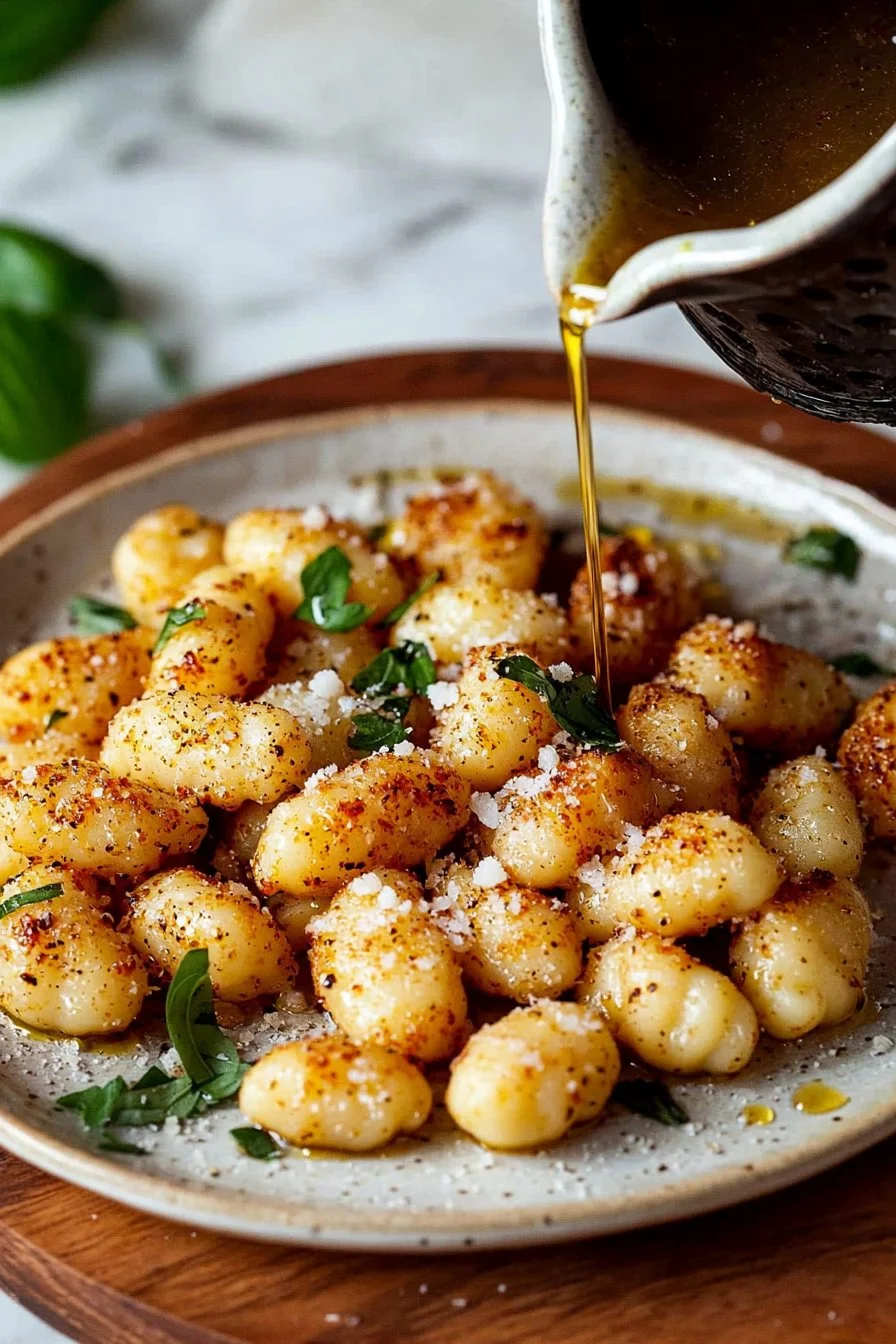 Luftfritteusen-Gnocchi