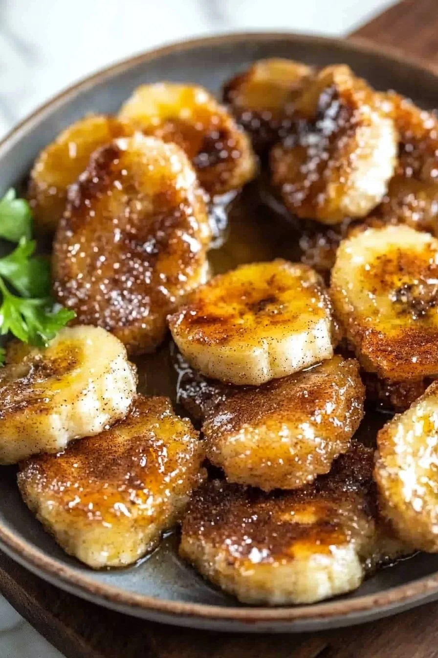 Luftgebackene Bananen
