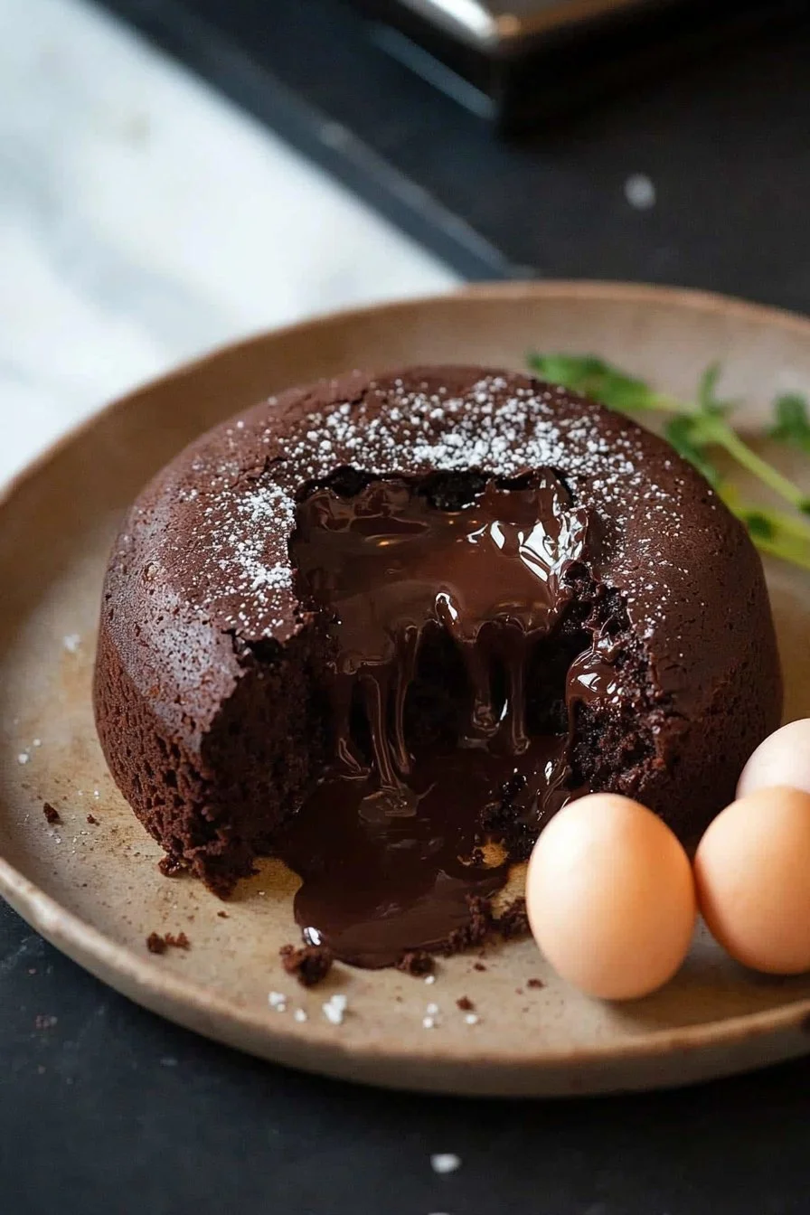 Schokoladen-Lava-Kuchen