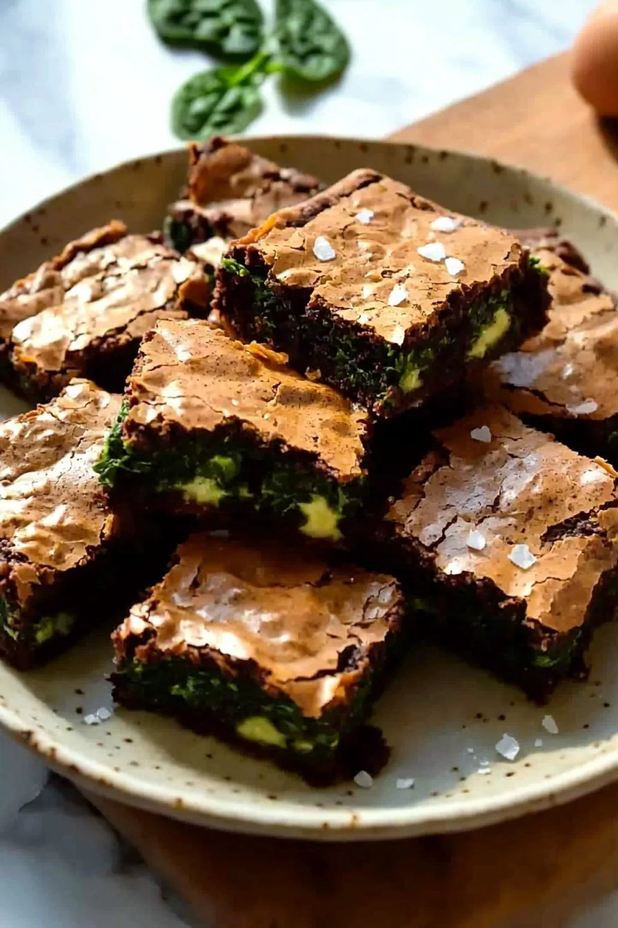 Spinat Brownies