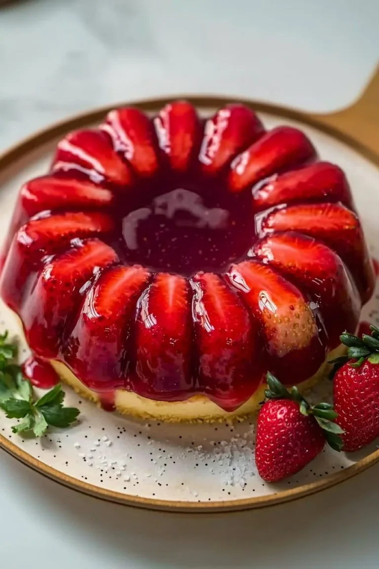 Ultimative Erdbeer-Gelee-Torte mit frischen Erdbeeren und köstlichem Gelee
