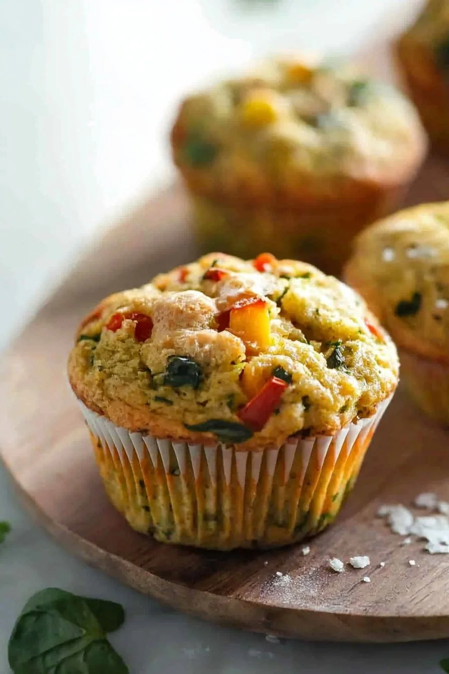 Vegane herzhafte Muffins