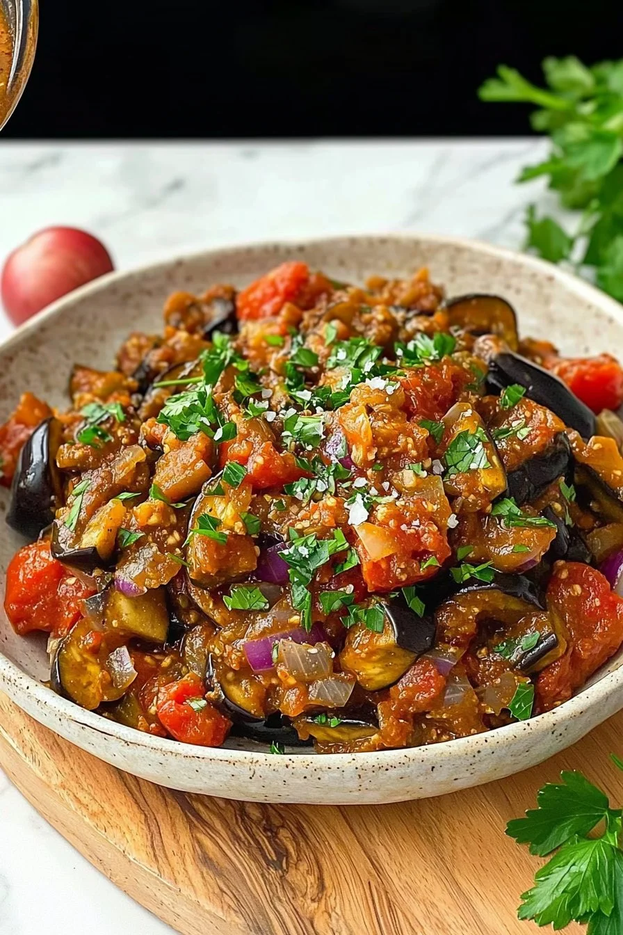 Zaalouk (marokkanischer Auberginensalat)