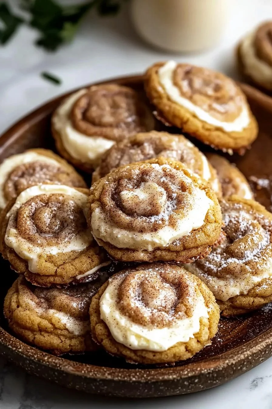 Zimtschnecken-Käsekuchen-Kekse