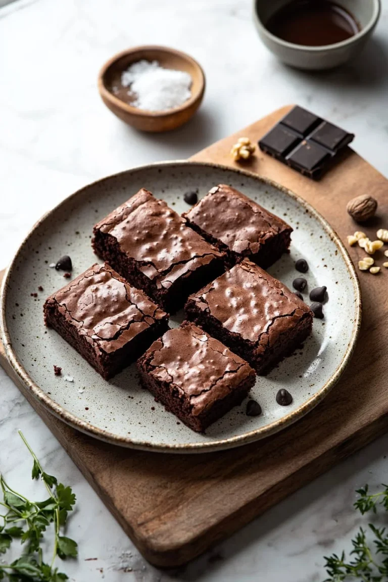 1-Minuten-Mikrowellen-Brownie in einer Tasse, schnell und einfach zubereitet.
