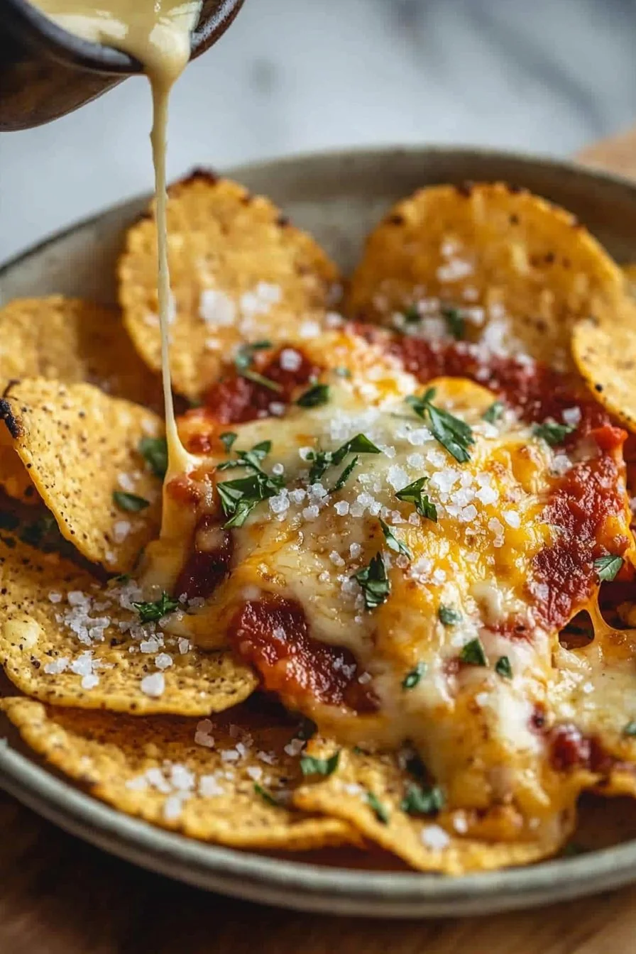 2 Zutaten Pizza Chips