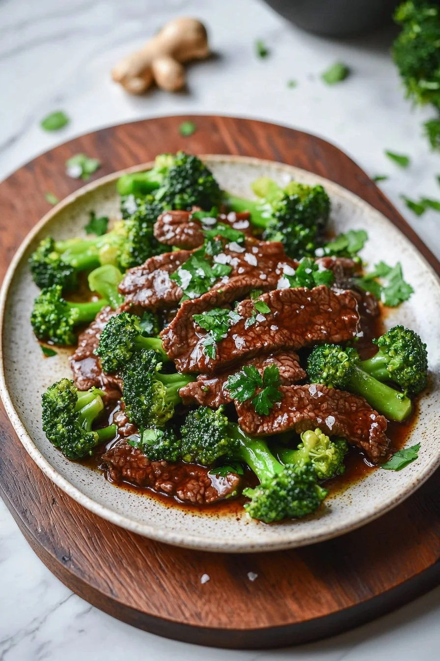 Leckeres Rindfleisch und Brokkoli Gericht, schneller als Mitnahme-Essen