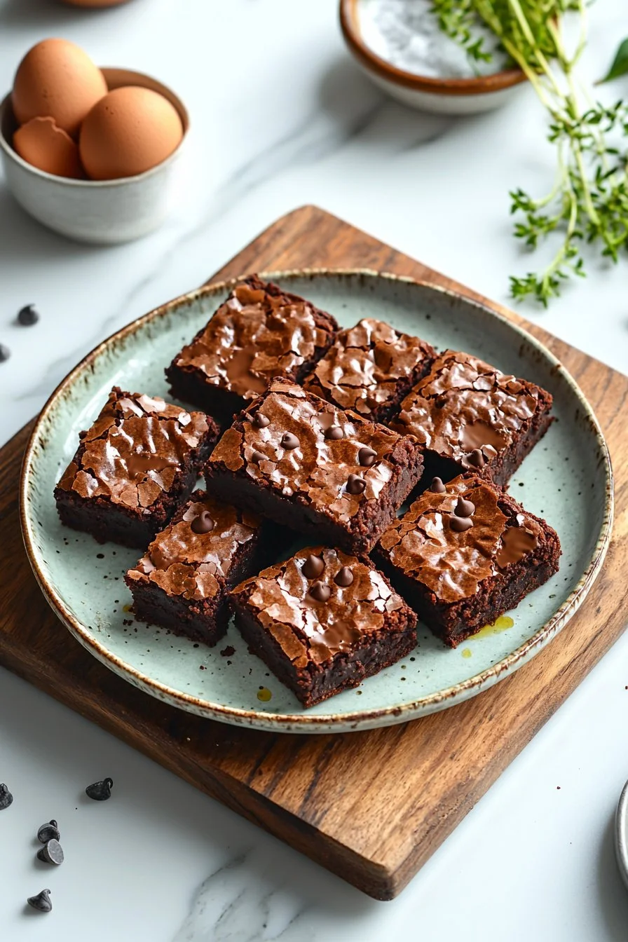 Leckere Braune Butter Brookies in einer süßen Mischung aus Brownie und Cookie.