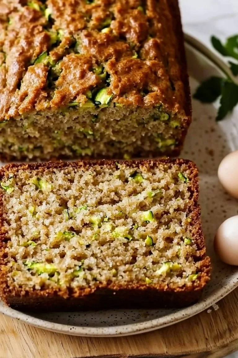 Rezept für einfaches Zucchinibrot mit frischen Zutaten