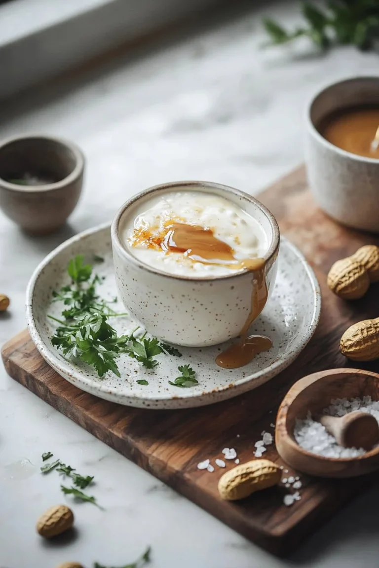 Leckerer Erdnussbutter Milchshake mit Sahne und Schokolade dekoriert