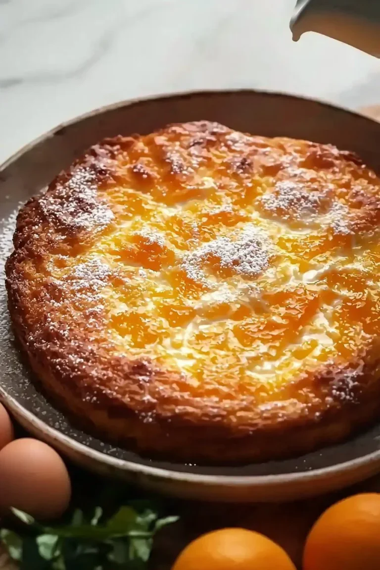 Saftiger Griechischer Orangenkuchen mit frischen Orangen und Zimt
