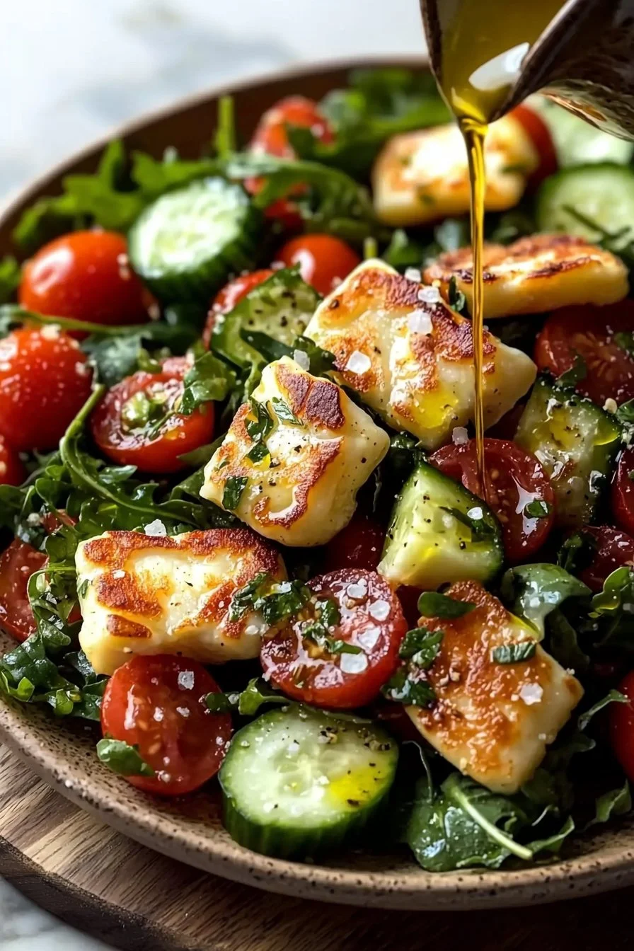 Halloumi-Salat